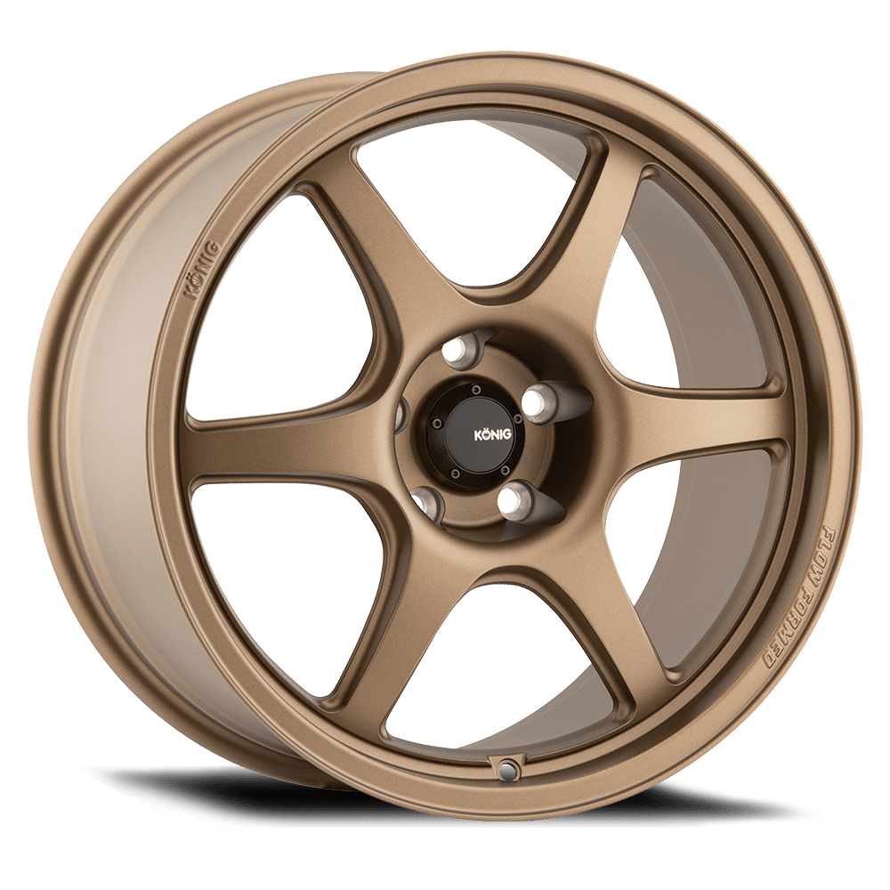 KONIG HEXAFORM 15 X 7.5 +35 4 X 100 CB73.1 MATTE BRONZE
