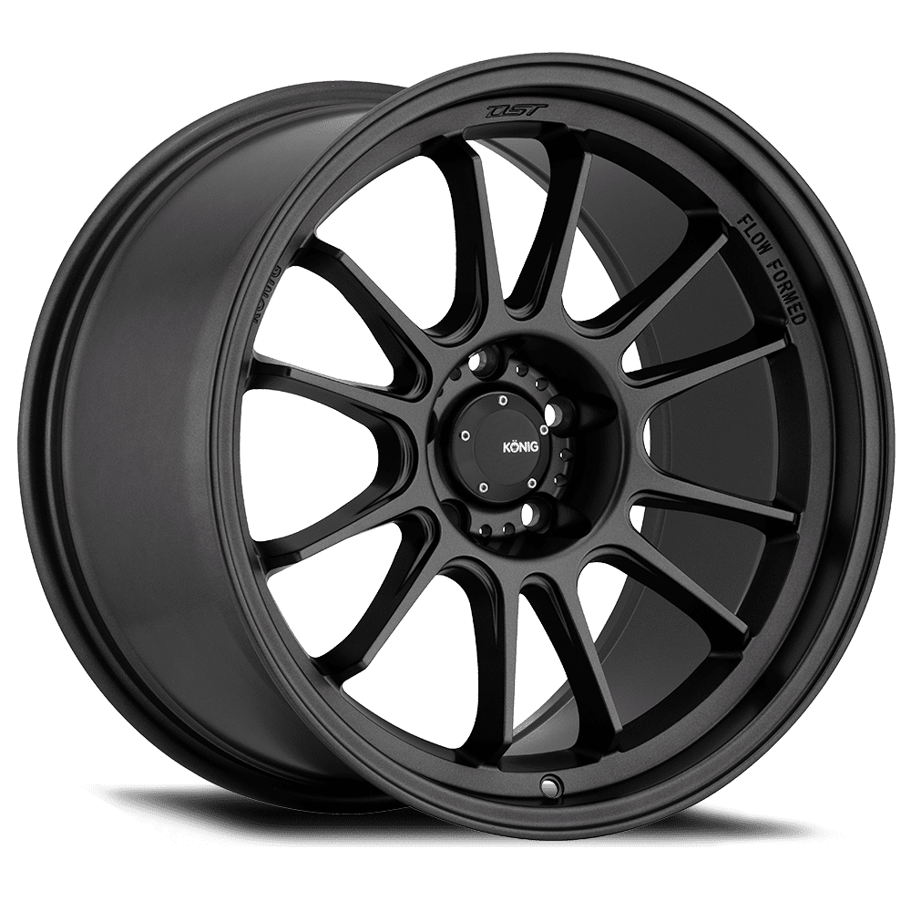 KONIG HYPERGRAM 17 X 8 +35 5 X 114.3 CB73.1 MATTE BLACK