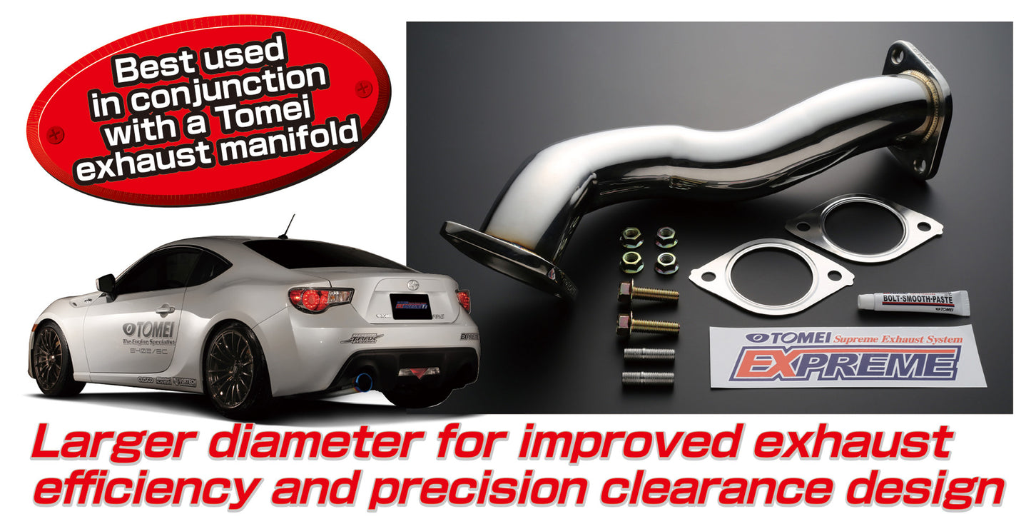TOMEI JOINT PIPE KIT EXPREME FA20 ZN6/ZC6 with TITAN EXHAUST BANDAGE