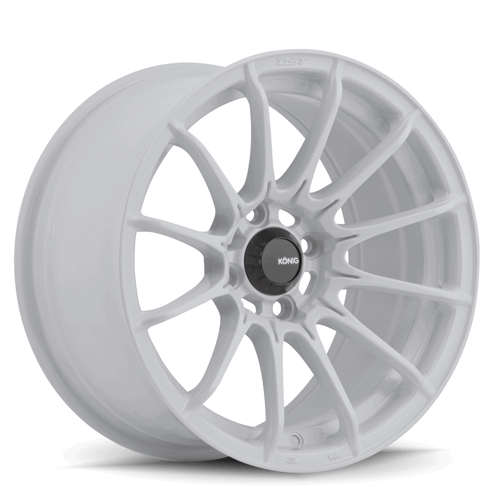 KONIG DIAL IN 15 X 7 +35 4 X 100 CB73.1 GLOSS WHITE