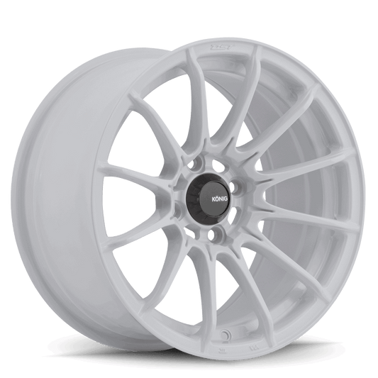 KONIG DIAL IN 15 X 7 +35 4 X 100 CB73.1 GLOSS WHITE