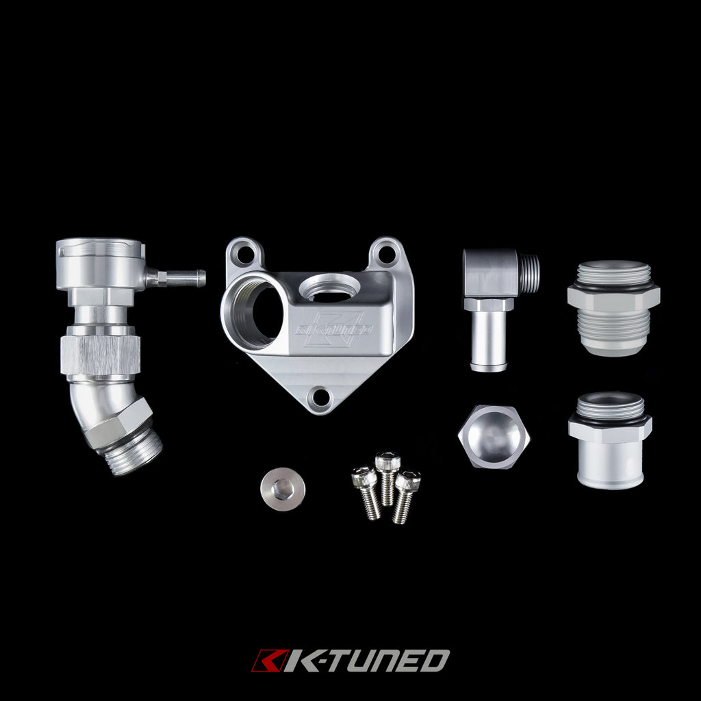 K24Z7 Upper Coolant Housing w/ Filler Neck - Includes Hose End and 16AN