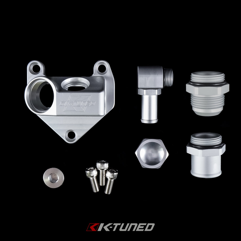 K24Z7 Upper Coolant Housing w/o Filler Neck - Includes Hose End and 16AN