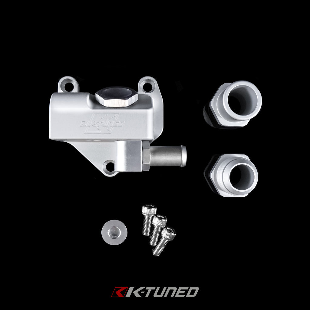 K24Z7 Upper Coolant Housing w/o Filler Neck (Straight Inlet) - Includes Hose End and 16AN