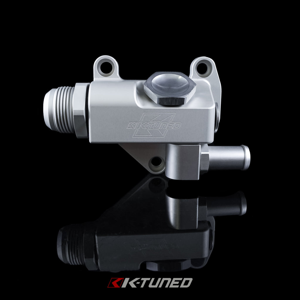 K24Z7 Upper Coolant Housing w/o Filler Neck (Straight Inlet) - Includes Hose End and 16AN