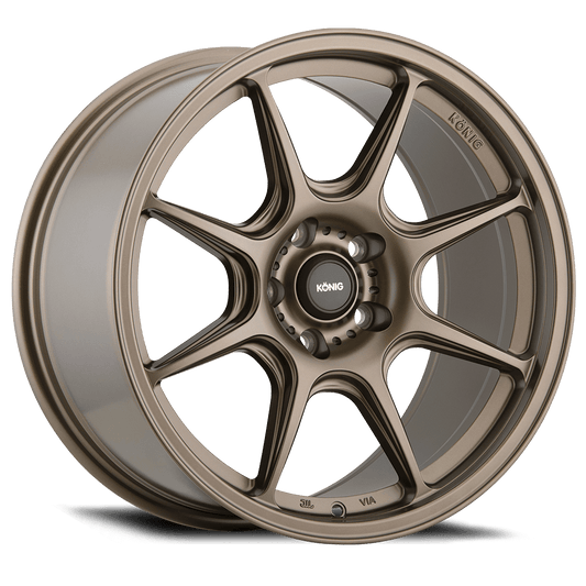 KONIG LOCKOUT 16 X 7.5 +35 4 X 100 CB73.1 MATTE BRONZE
