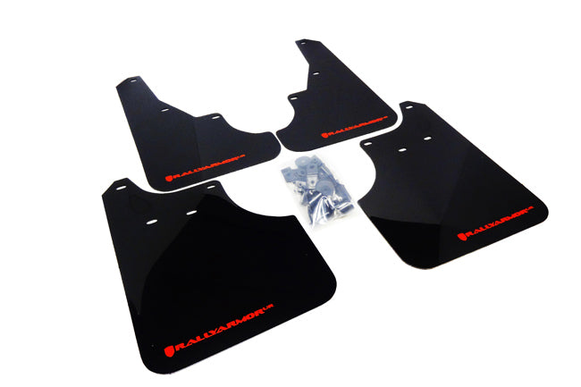 Rally Armor Mud Flaps Subaru Forester 2009-13 (Black/Red Logo)