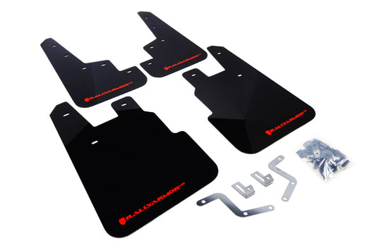 Rally Armor Mud Flaps Subaru Forester 2014-18 (Black/Red Logo)