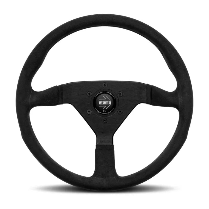 MOMO STEERING WHEEL MONTE CARLO ALCANTARA BLACK (320MM)