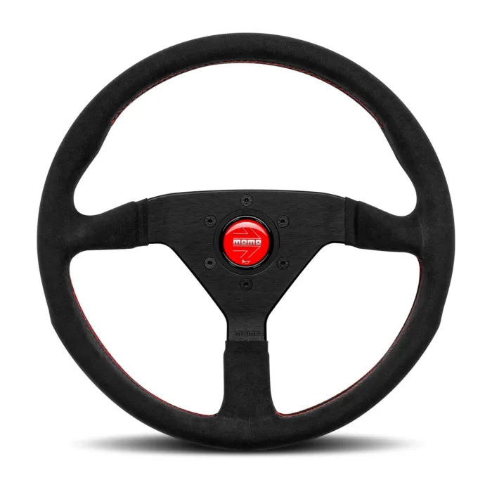 MOMO STEERING WHEEL MONTE CARLO ALCANTARA BLACK (320MM)