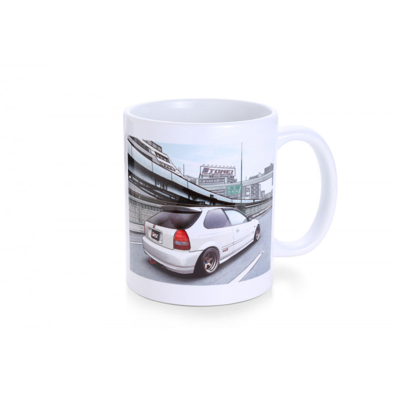 TOMEI MUG WHITE EK9 CIVIC OSAKA-KANJO