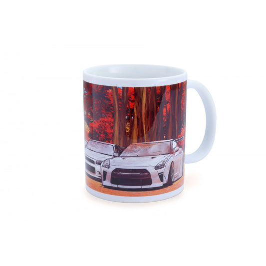 TOMEI MUG WHITE GT-R AUTUMN NAGANO FOREST