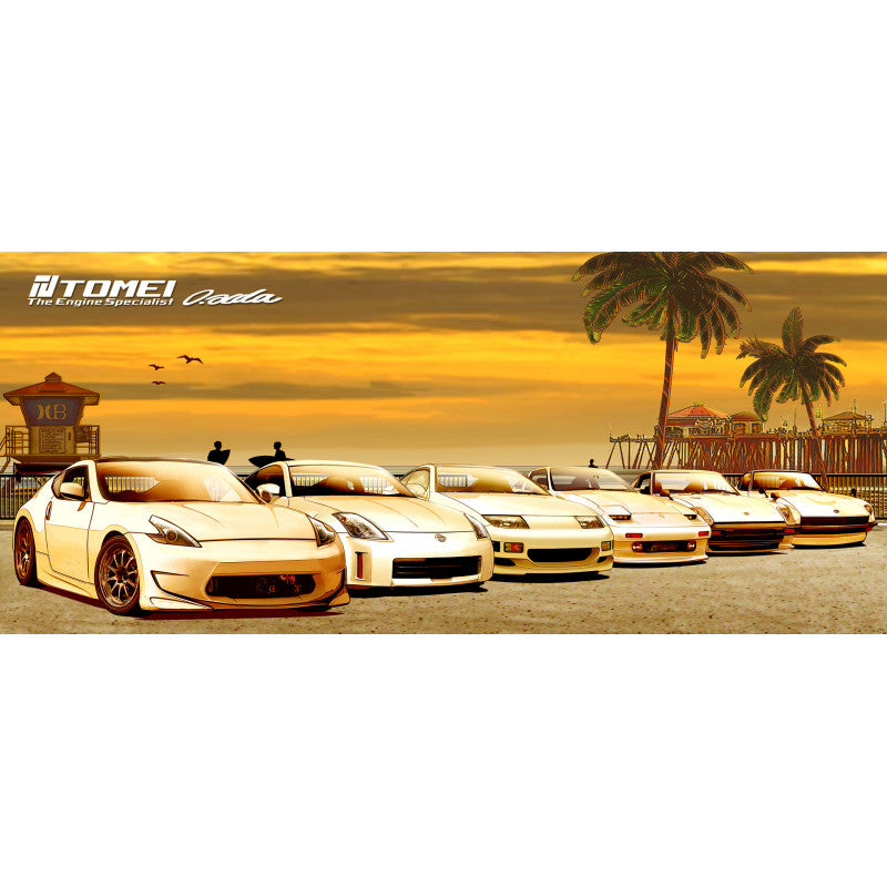 TOMEI MUG WHITE Z CAR SUNSET HUNTINGTON BEACH