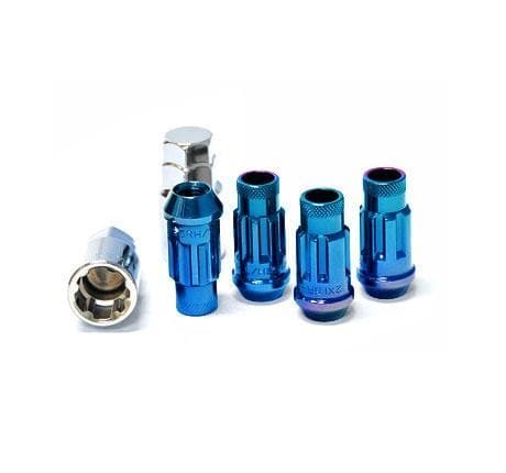 MUTEKI SR48 LOCK SET 12X1.25 BURNED BLUE 48MM