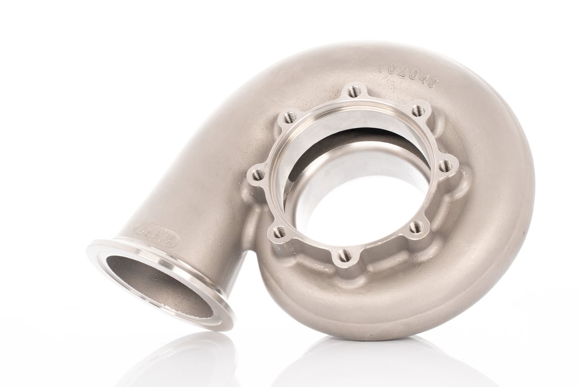 T4 V-BAND IN/OUT .96 A/R STAINLESS T/HSG. 75 WHEEL
