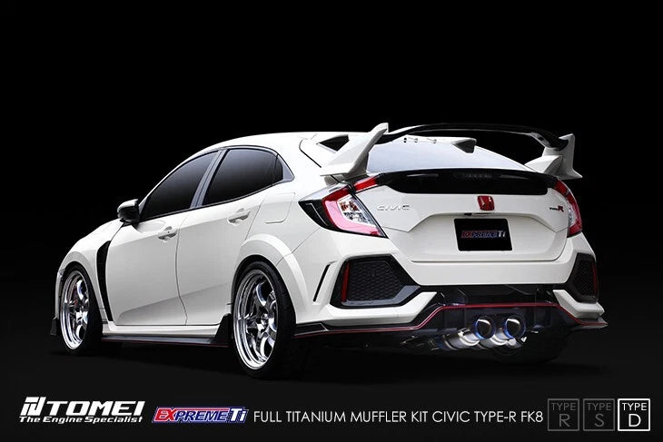TOMEI FULL TITANIUM MUFFLER KIT EXPREME Ti FK8 TYPE-D