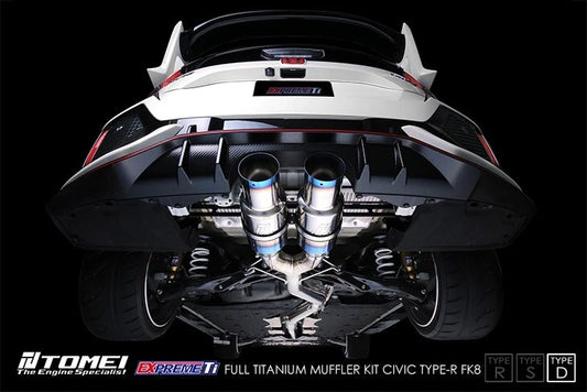 TOMEI FULL TITANIUM MUFFLER KIT EXPREME Ti FK8 TYPE-D