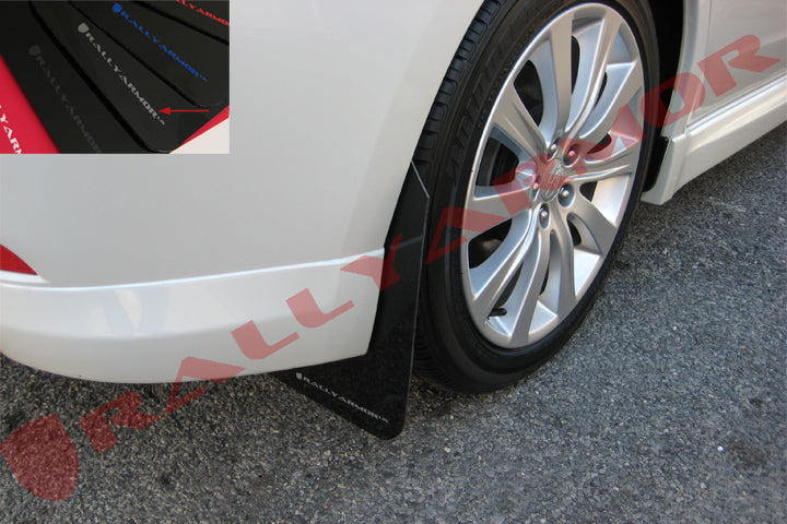 Rally Armor Mud Flaps Subaru Impreza 2008-11 (Black/Silver Logo)