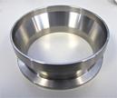 PRL V-band weld flange, stainless steel, 2.50 V-band to 3.50" OD tubing"