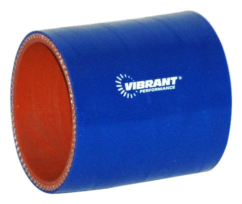 Silicone Hose Coupling, 4ply Aramid Reinforced, 1.25 I.D. x 3 Long - Gloss Blue