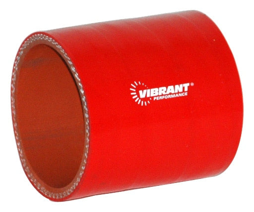 Silicone Straight Hose Coupling - 1.00 I.D. x 3 Long (RED)