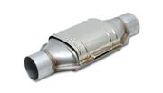 Catalytic Converter GESi Ceramic Core (7.25 x 3.75 x 12") Oval 3 Inlet/Outlet