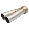 2-1 Merge Collector, 2.25 Inlet I.D. x 2.5" Outlet O.D., 8.75" Overall Length"