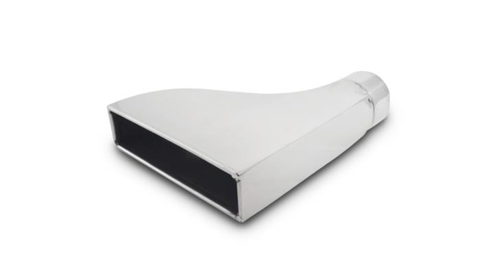 Exhaust Tip 7.75 x 1.875 Rectangular 2.5 In x SS (Camaro Style)